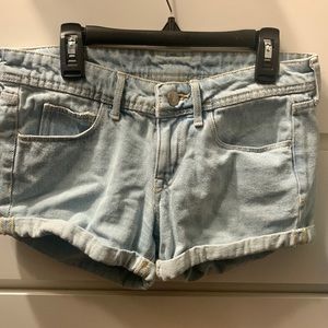 Light Wash Denim shorts